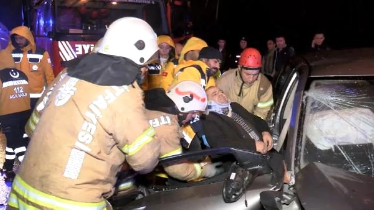 Sarıyer\'de ters yöne giren alkollü sürücü zincirleme kazaya neden oldu