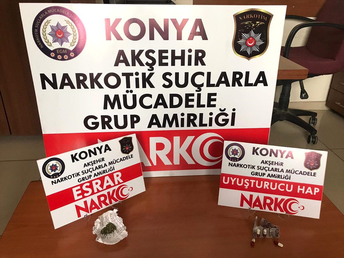 Akşehir\'de uyuşturucu operasyonu