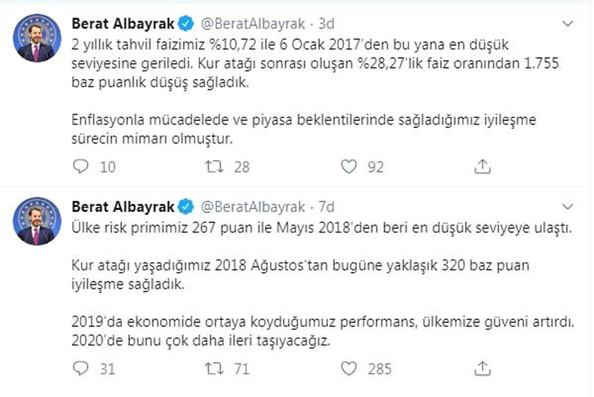 Bakan Albayrak: Ortaya koyduğumuz performans, ülkemize güveni artırdı
