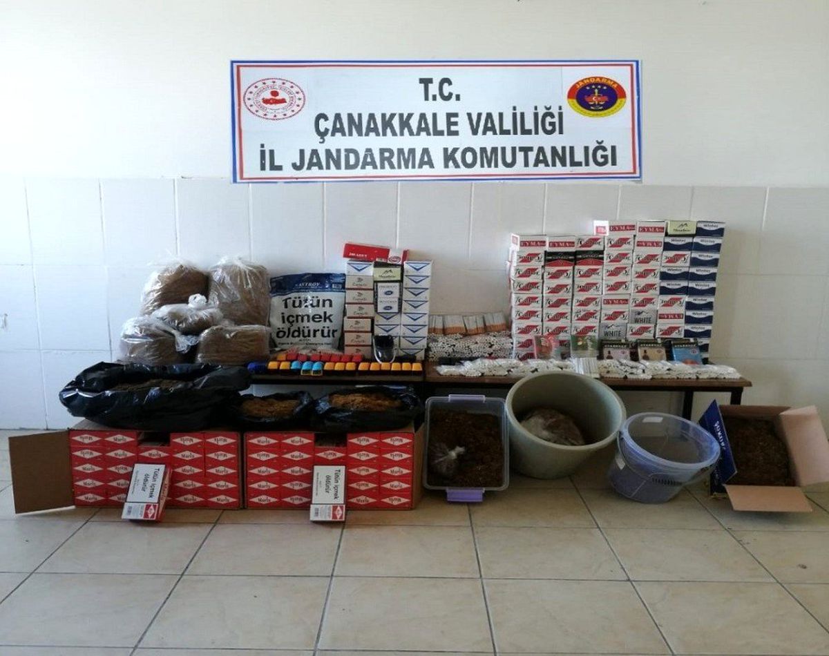 Çanakkale\'de tütün operasyonu