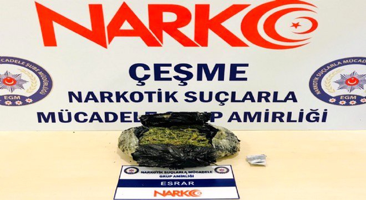 Çeşme\'de iki uyuşturucu satıcısı tutuklandı