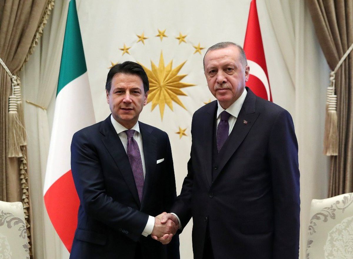 Cumhurbaşkanı Erdoğan, İtalya Başbakanını kabul etti