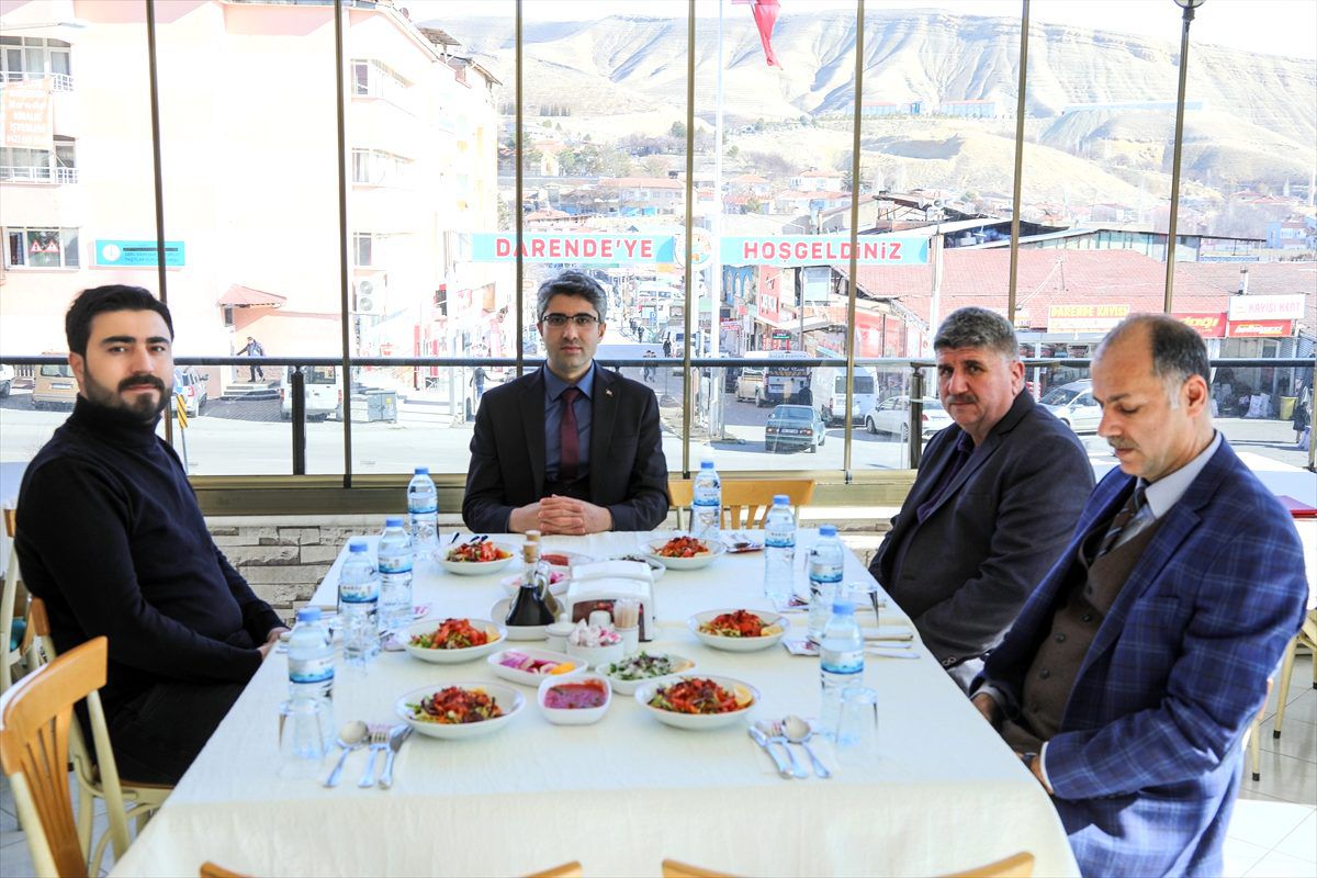 Darende Kaymakamı Çalışır, gazetecilerle buluştu