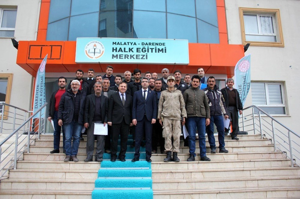 "Doğal gaz Yakıtlı Kalorifer Ateşleme " kurs sertifikaları verildi