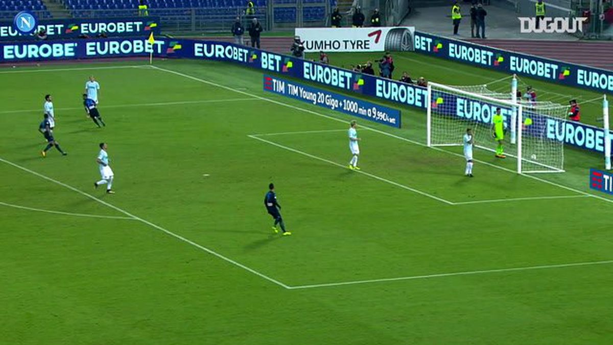 Dries Mertens\'den Lazio\'ya Nefis Gol