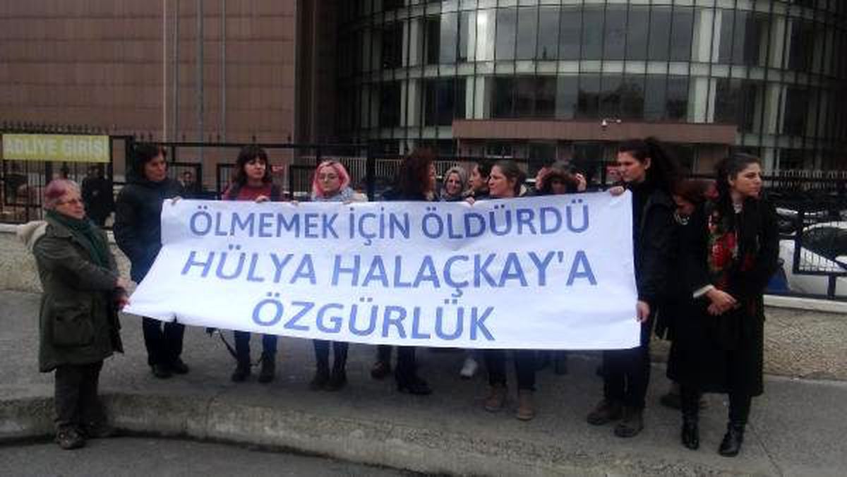 Eşini öldüren kadının davası.... Savcı \'meşru müdafaa" dedi.
