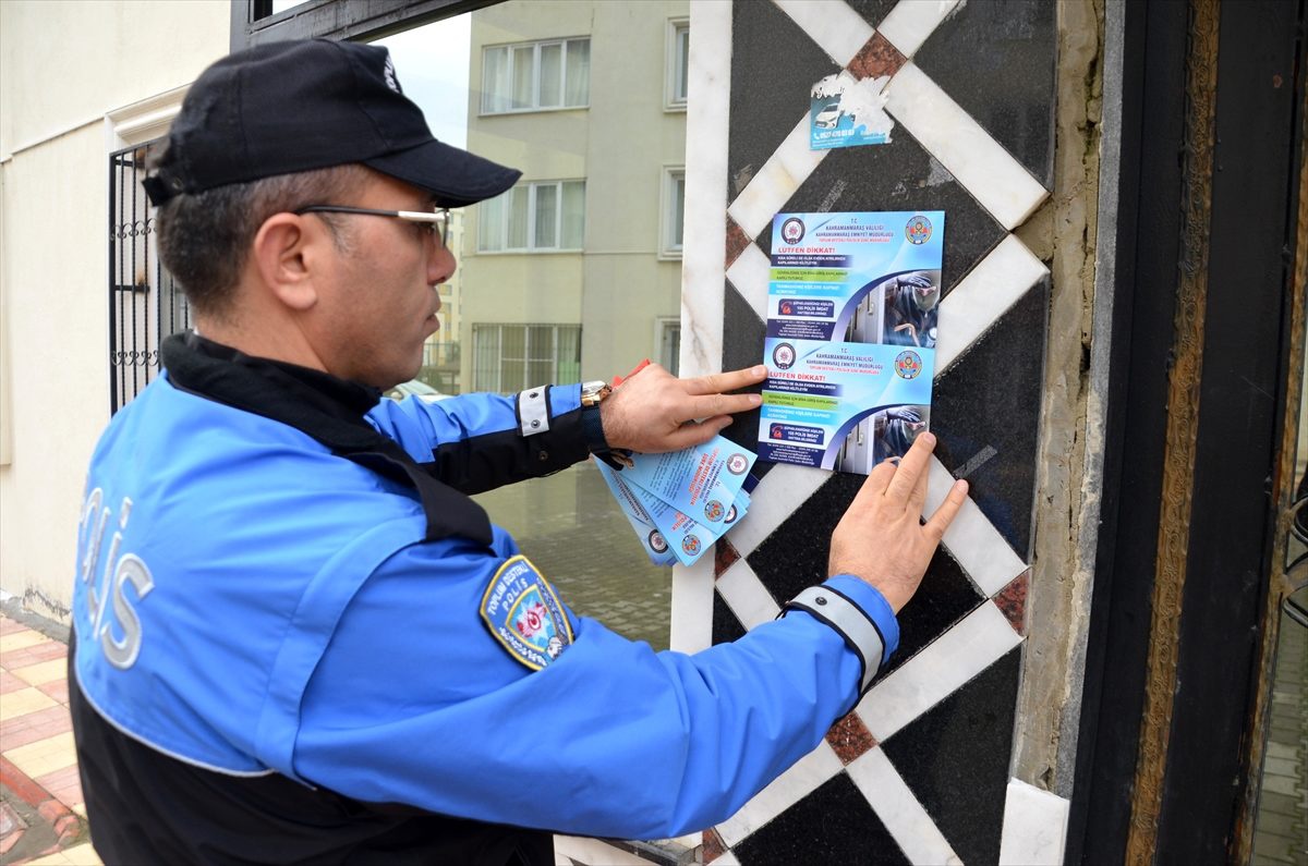 Kahramanmaraş emniyeti, hırsızlığa karşı uyardı