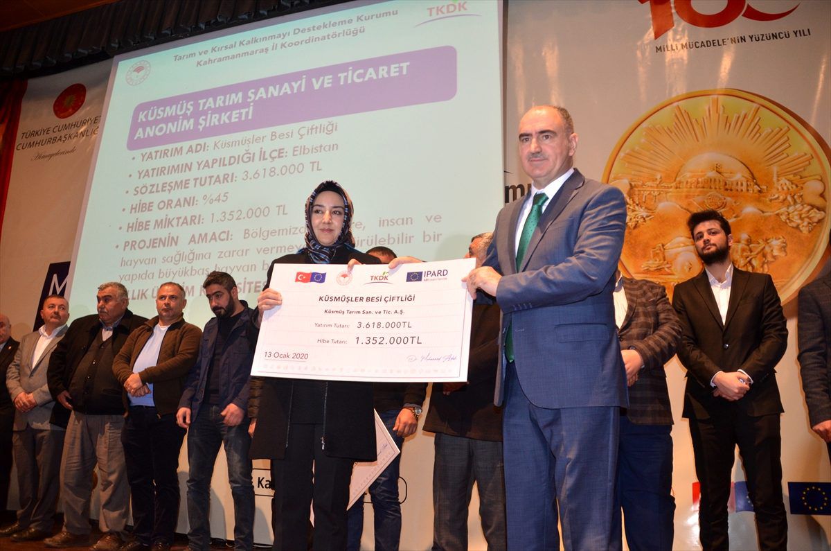 Kahramanmaraş\'ta Milli Mücadele\'nin 100. yılında 100 projeye 100 milyon lira destek