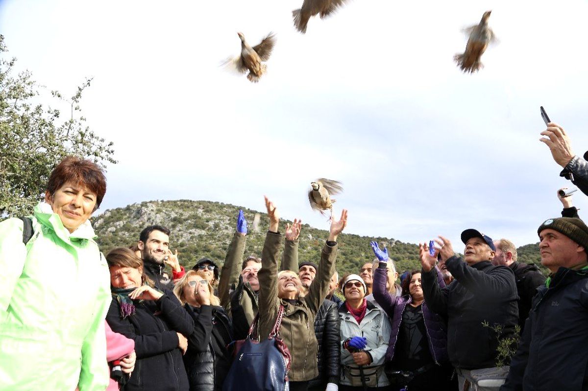 Kaş\'ta \'Topçu Yolu Yürüyüşü\'