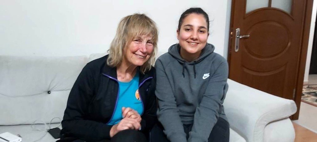 Rosie Pop, Nepal yürüyüşünde Gemlik\'te konakladı