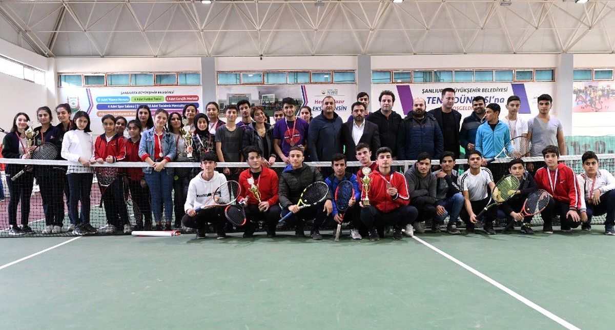 Şanlıurfa\'da 2020\'nin ilk tenis turnuvası düzenlendi