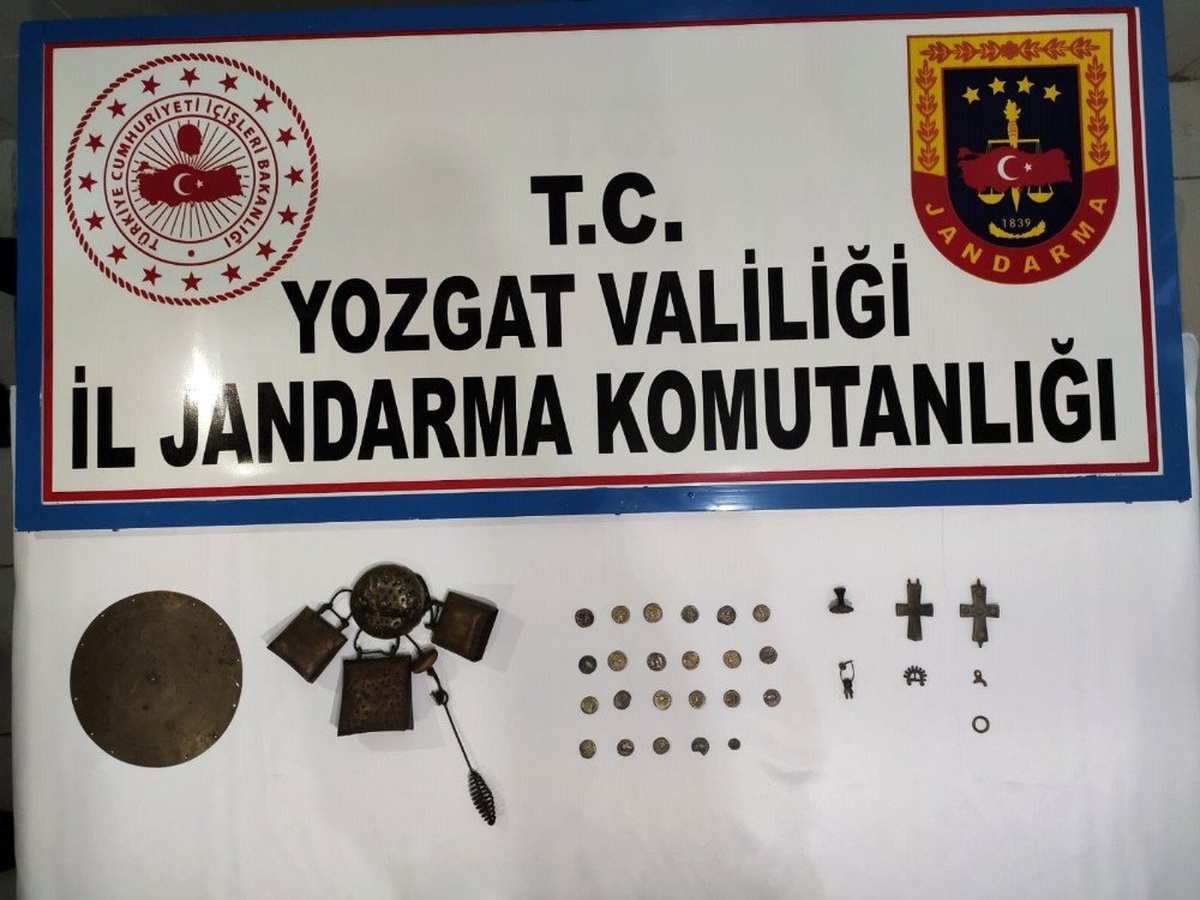 Yozgat\'ta 31 parça tarihi eser ele geçirildi