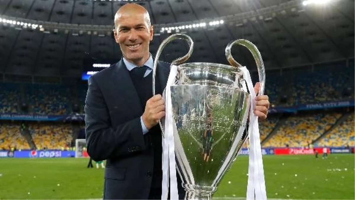 Zidane, Real Madrid\'le çıktığı 9 finalin hiçbirini kaybetmedi