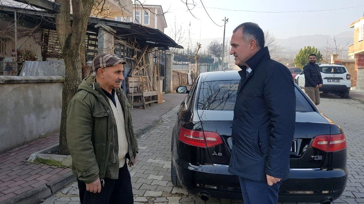 Başkan Taban\'dan mahalleyi temizleyen gönüllü vatandaşa ziyaret