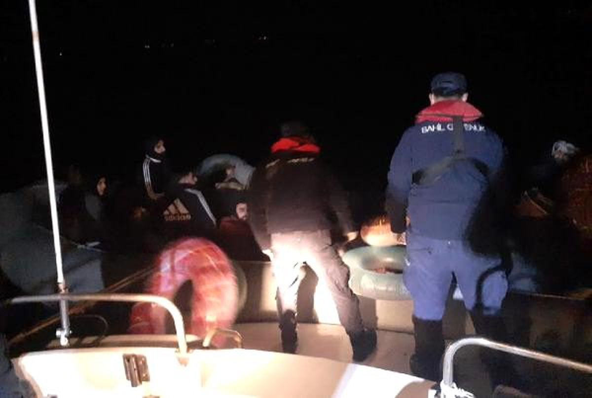 Bodrum\'da 36 düzensiz göçmen yakalandı