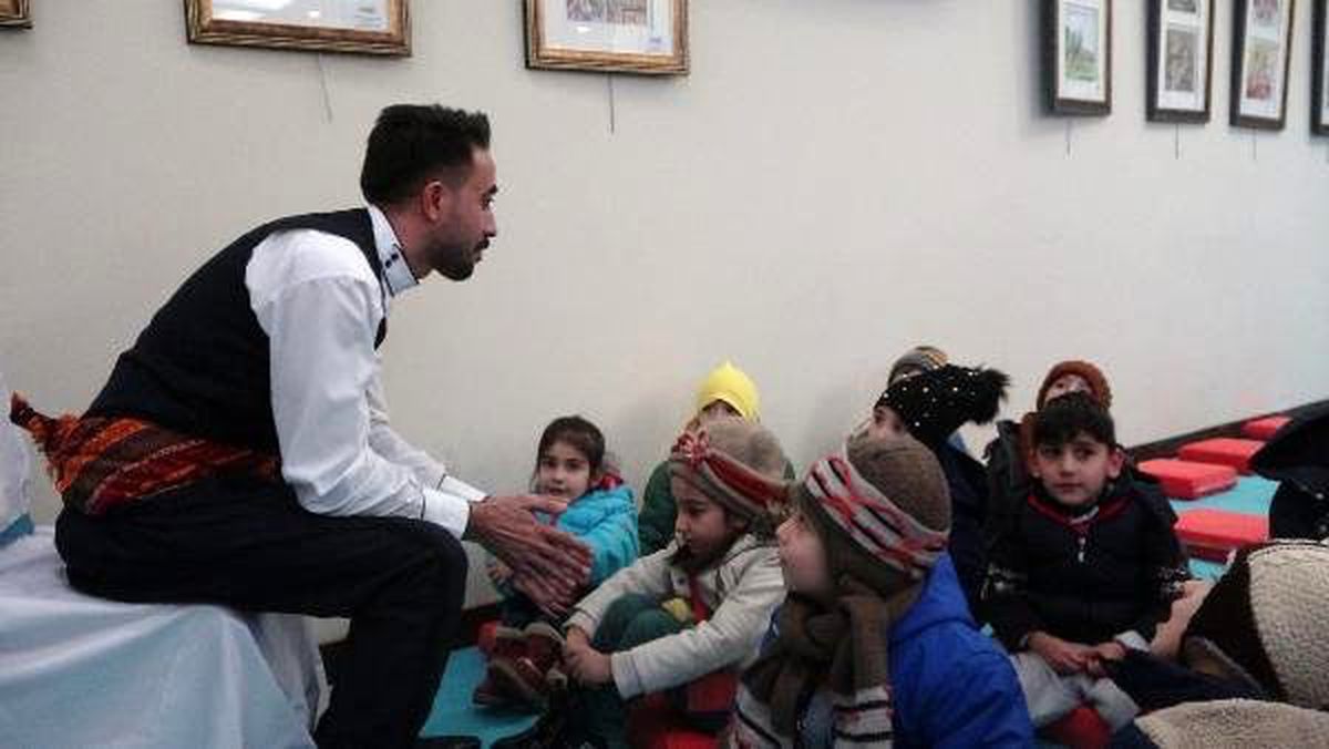 Erzurum\'da çocuklar \'Anadolu Masalları\'yla buluştu