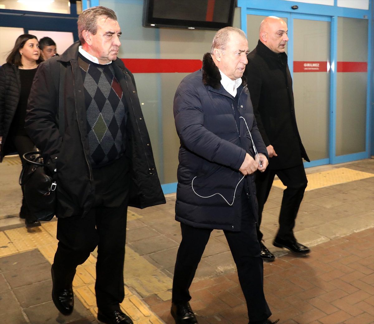 Galatasaray kafilesi Rize\'ye geldi