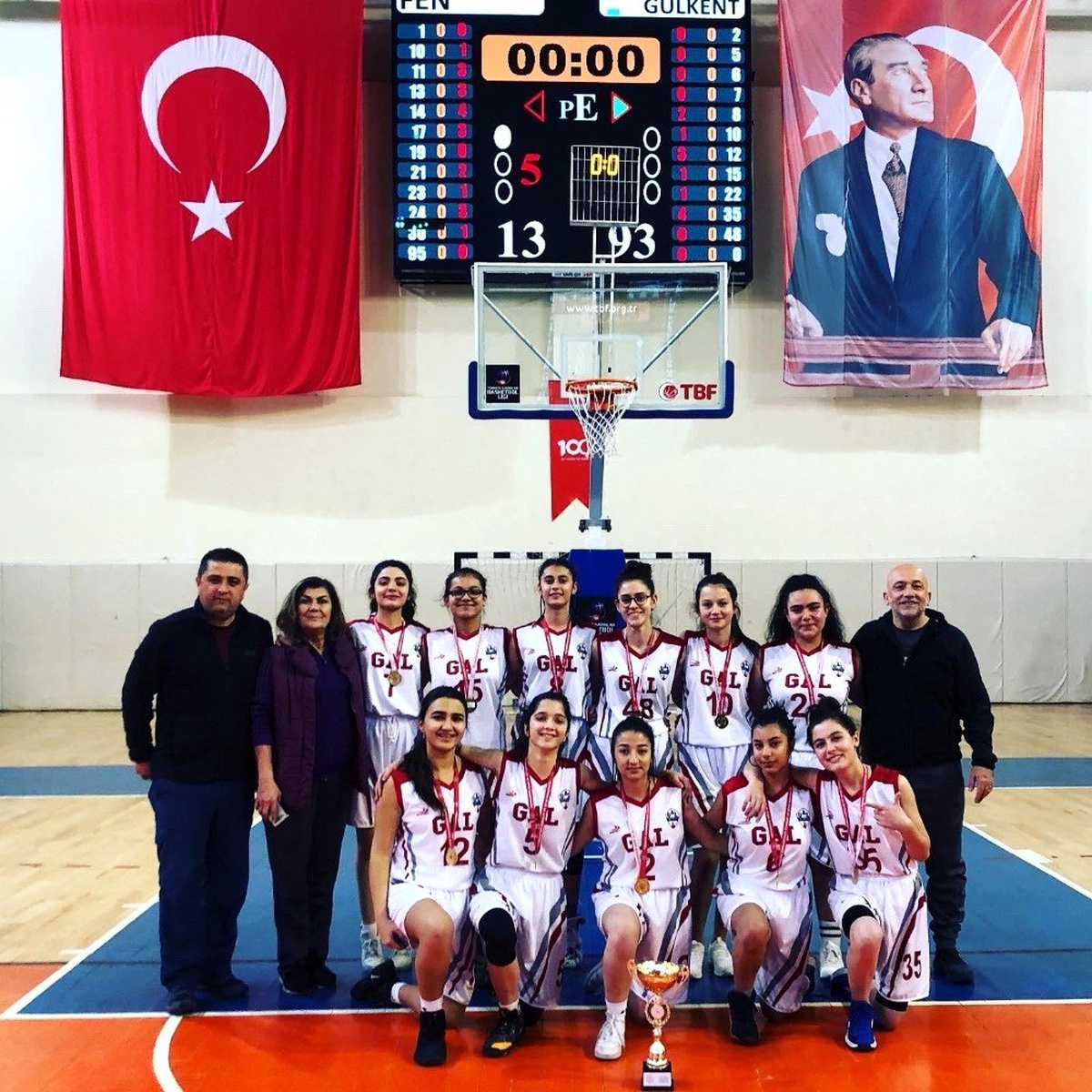 Gülkent\'in prensesleri potanın şampiyonu oldu