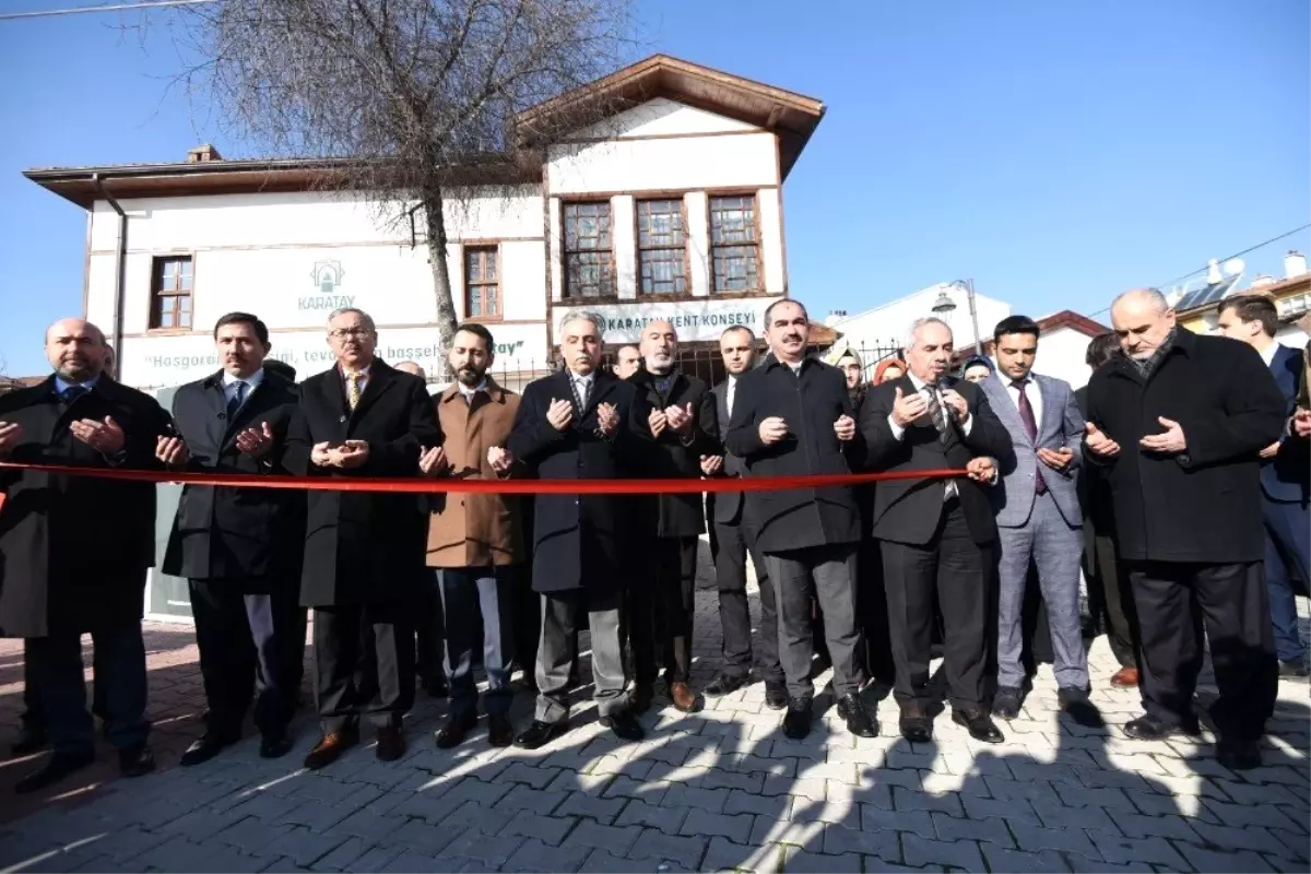 Karatay Kent Konseyi hizmet binası açıldı