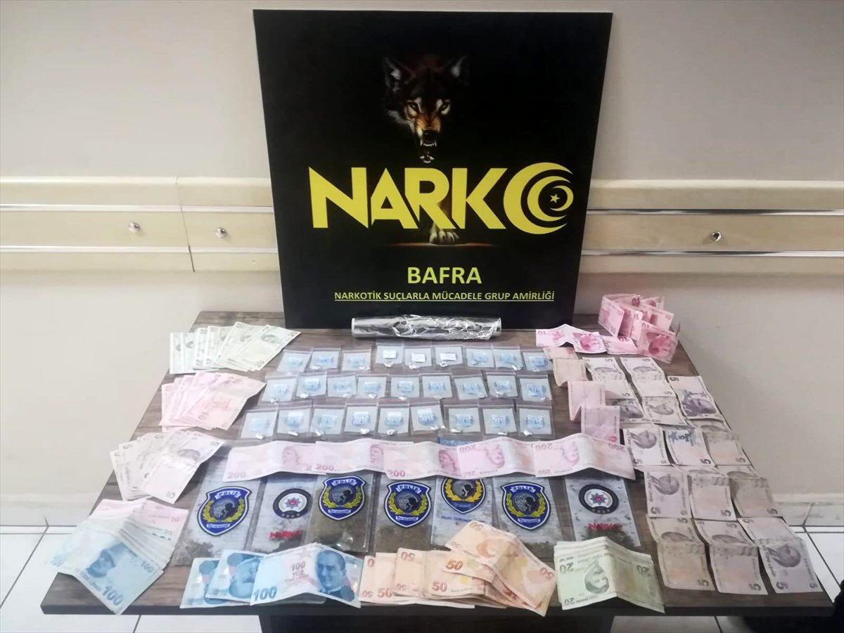 Samsun\'da uyuşturucu operasyonunda 2 kişi yakalandı