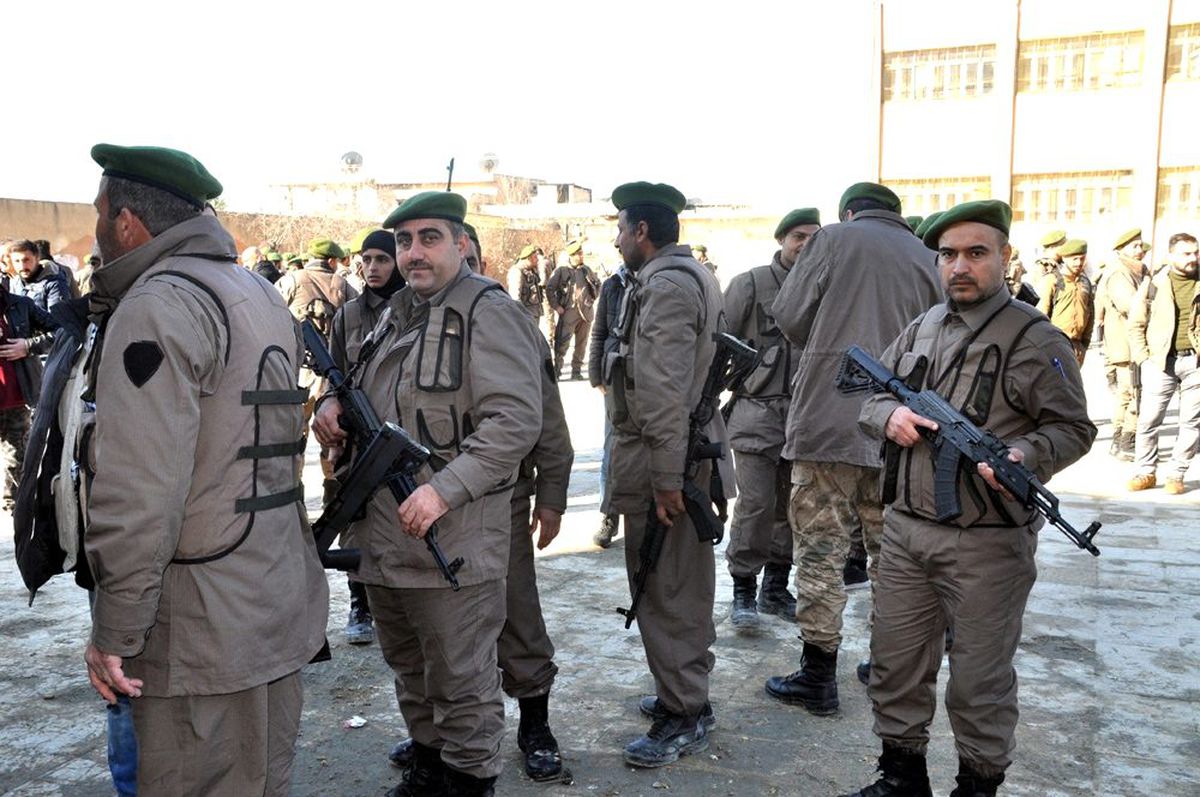 Tel Abyad\'da yerel polis göreve başladı