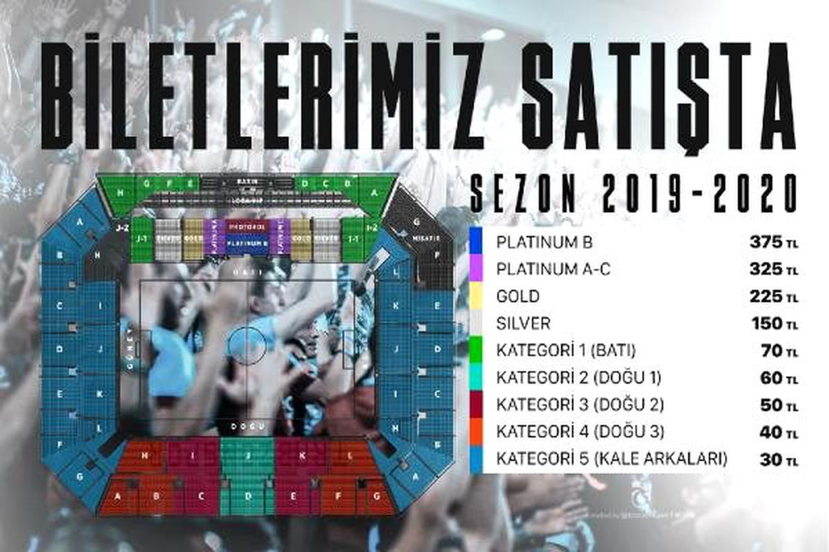 Trabzonspor\'da Kasımpaşa maçı biletleri satışa sunuldu