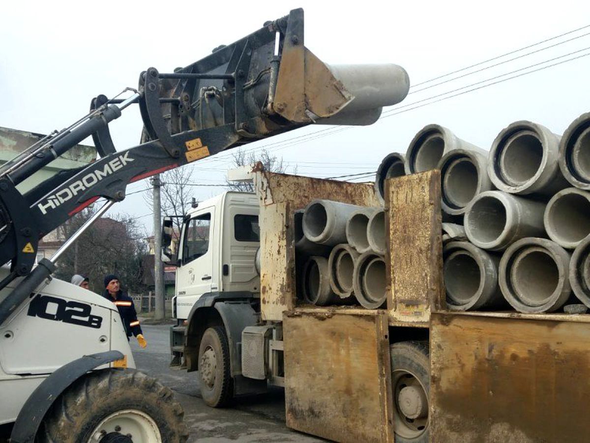Yağmur suyu ana hat çalışması başladı