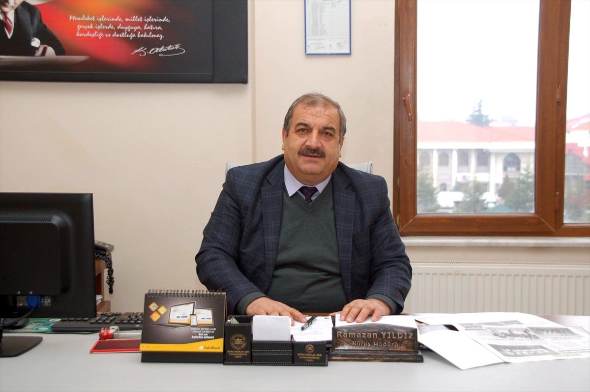 Afşin Nüfus Müdürlüğü 2019\'da 62 bin 922 işlem gerçekleştirdi