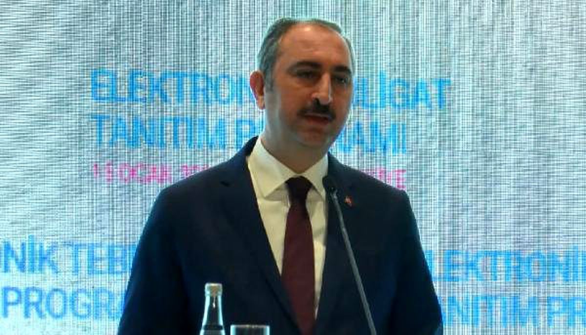 Bakan Gül: Elektronik tebligatın yaygınlaştırılmasını hedefliyoruz