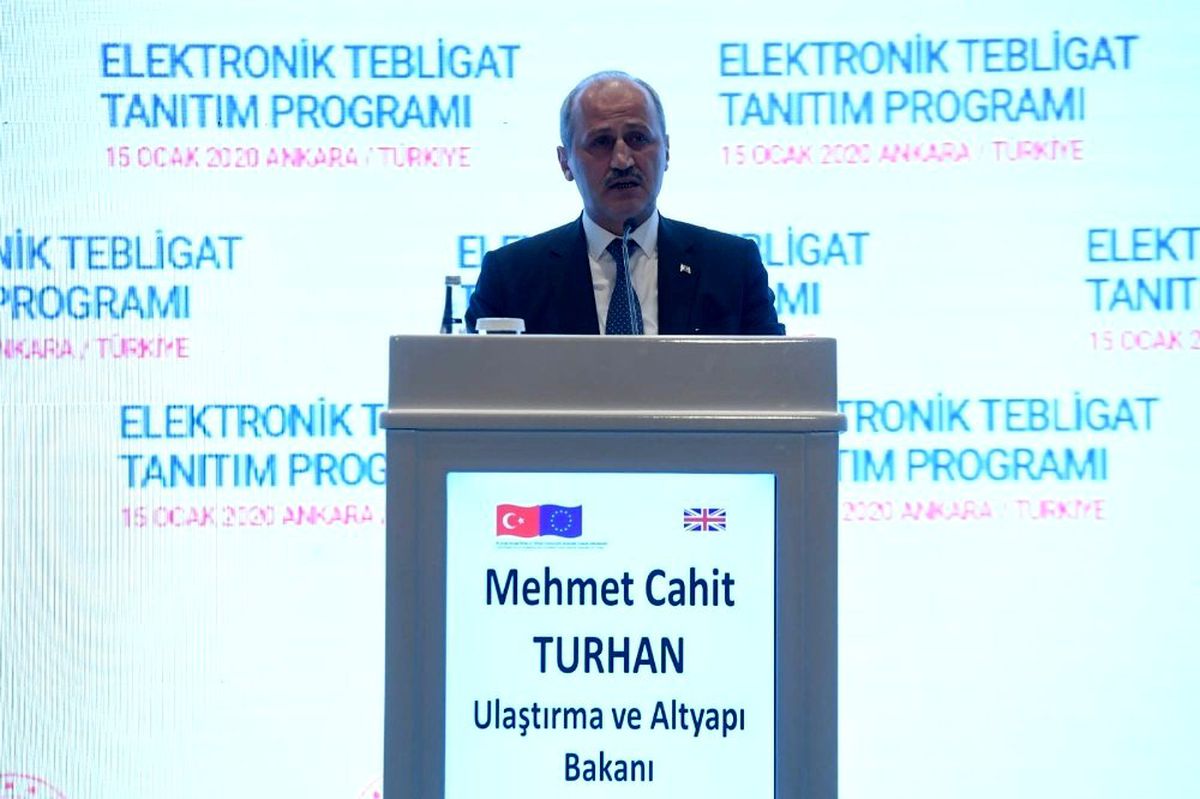 Bakan Turhan: "Elektronik Tebligat Sistemi ile gecikmeler ve mağduriyetler tarih olacak"