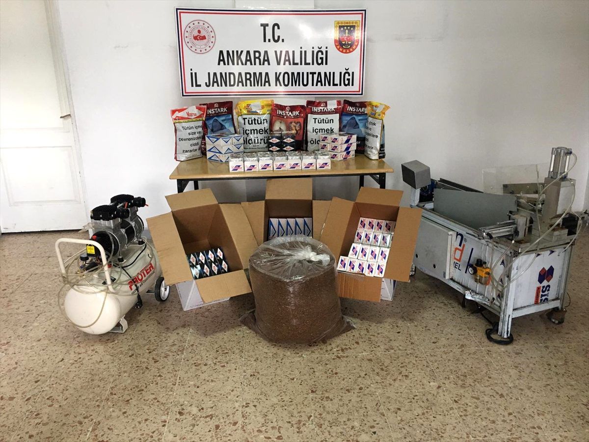 Başkentte tütün kaçakçılığı yapan şüpheli yakalandı