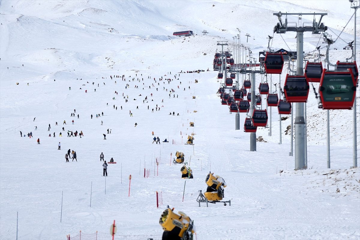 Erciyes\'in pistleri yarıyıl tatilinde dolacak