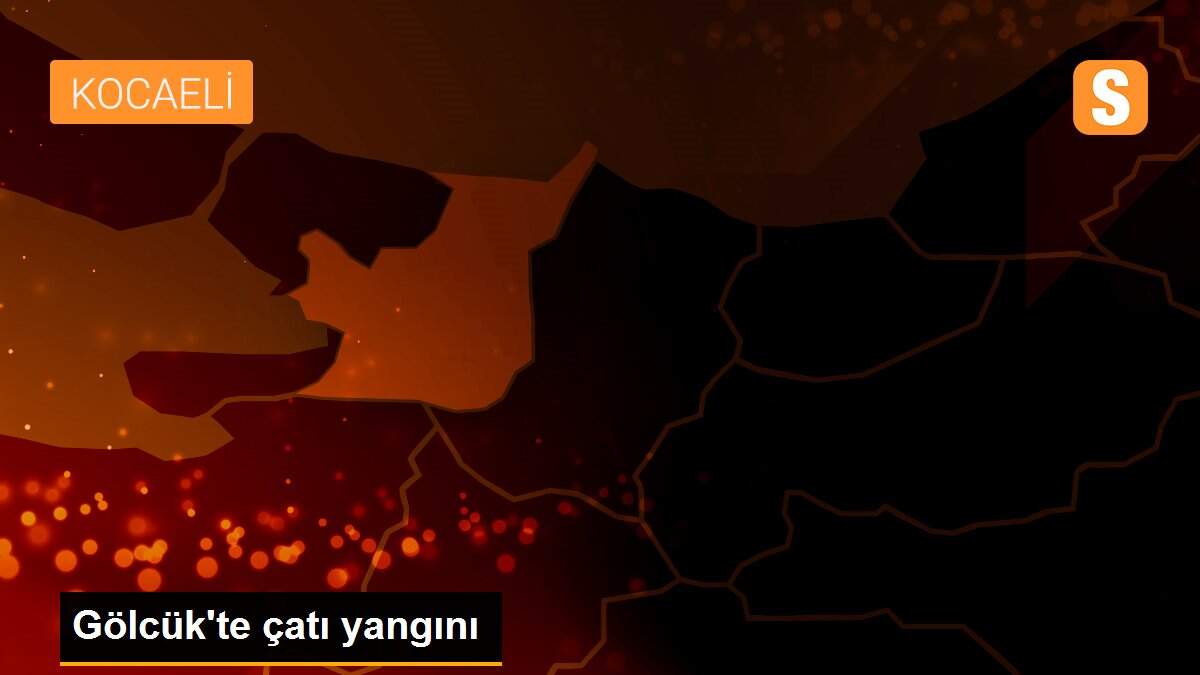 Gölcük\'te çatı yangını