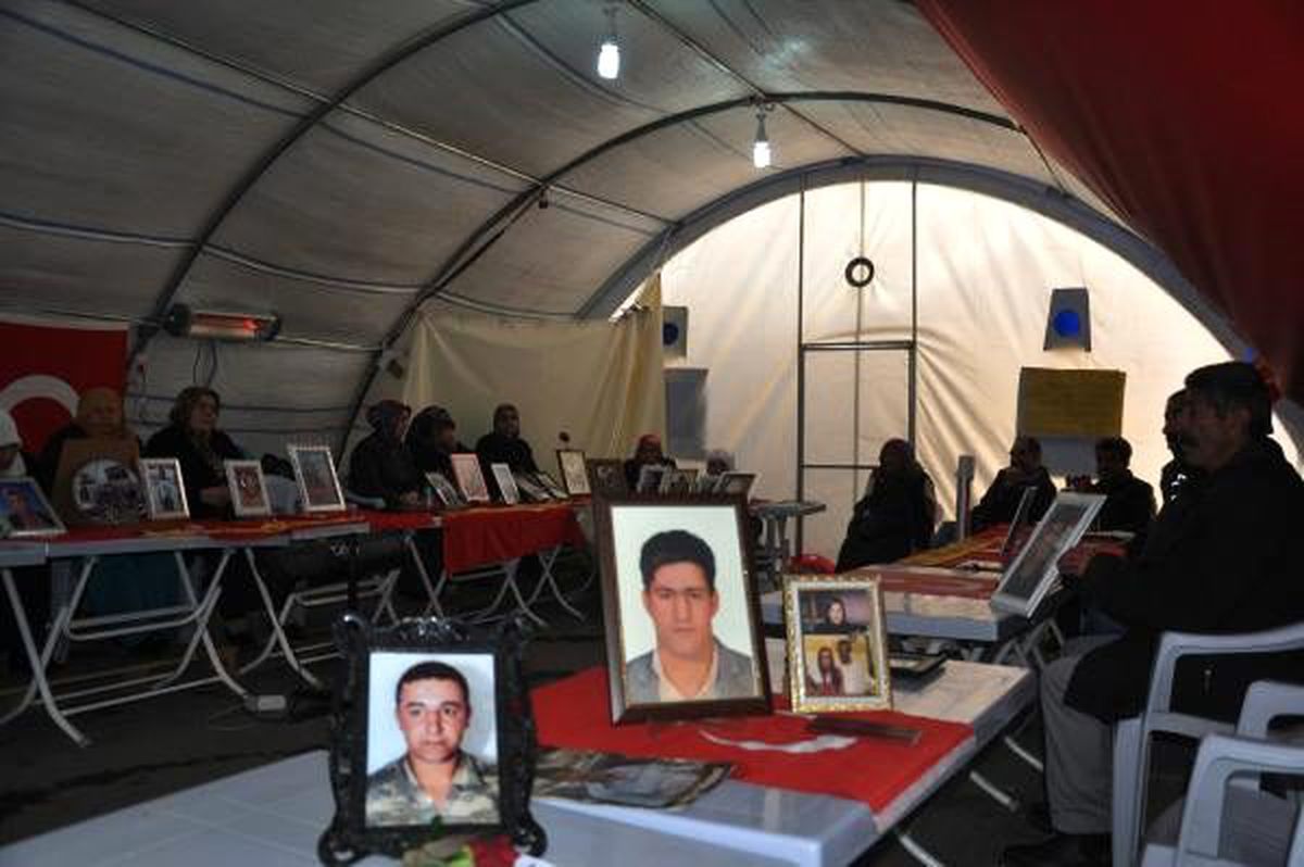 HDP önündeki eylemde 135\'inci gün; aile sayısı 69 oldu