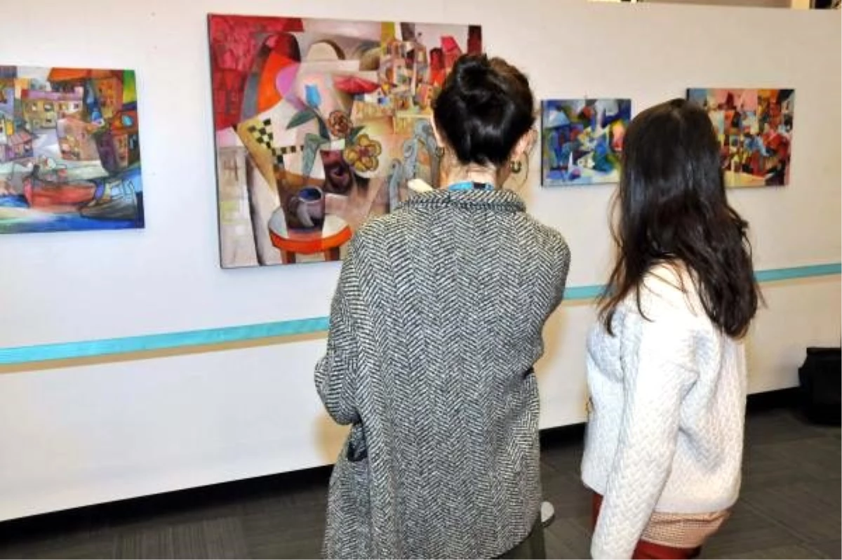Hırvat ressam Bengez\'in sergisi İstanbul Havalimanı\'nda açıldı