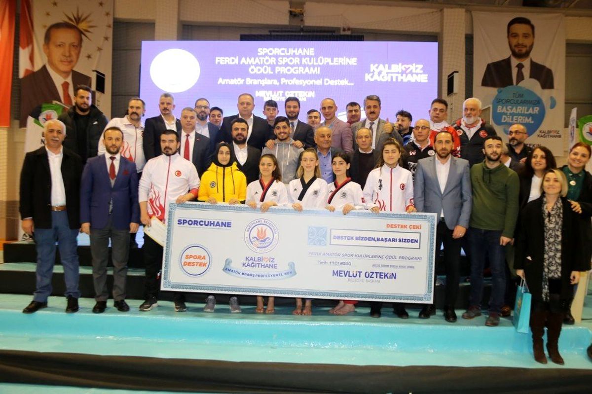 Kağıthane Belediyesi\'nden amatör kulüp ve sporculara 500 bin TL destek
