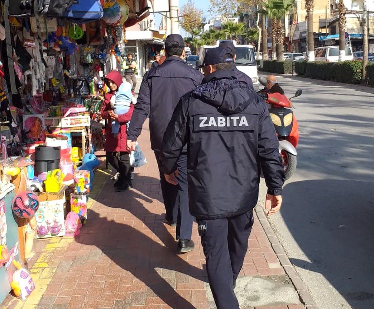 Tarsus\'ta kaldırım denetimi