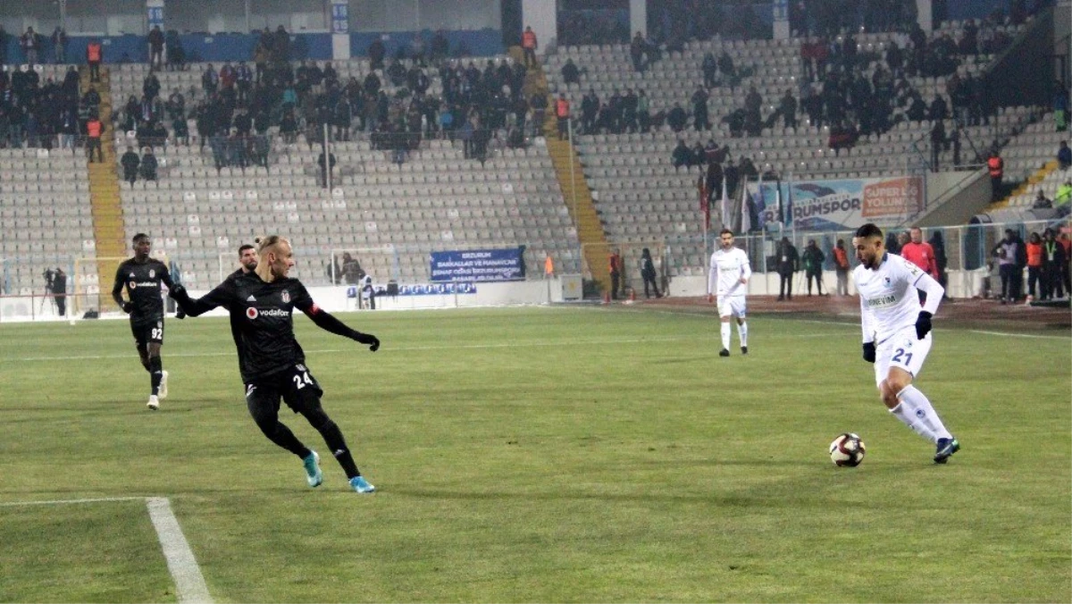 Ziraat Türkiye Kupası: BB Erzurumspor: 1 - Beşiktaş: 1 (İlk yarı)