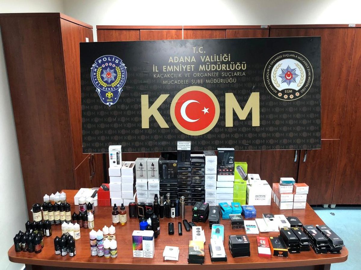 Adana\'da elektronik sigara operasyonu