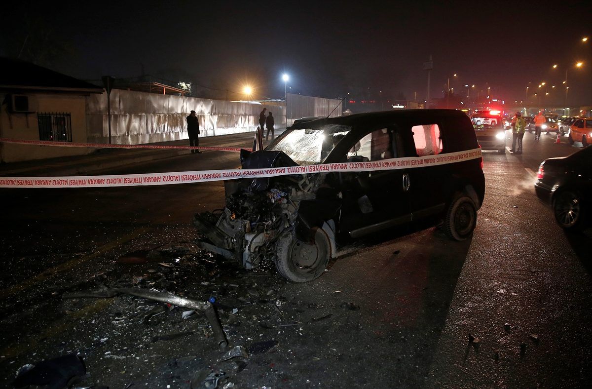 Başkentte trafik kazası: 1 yaralı