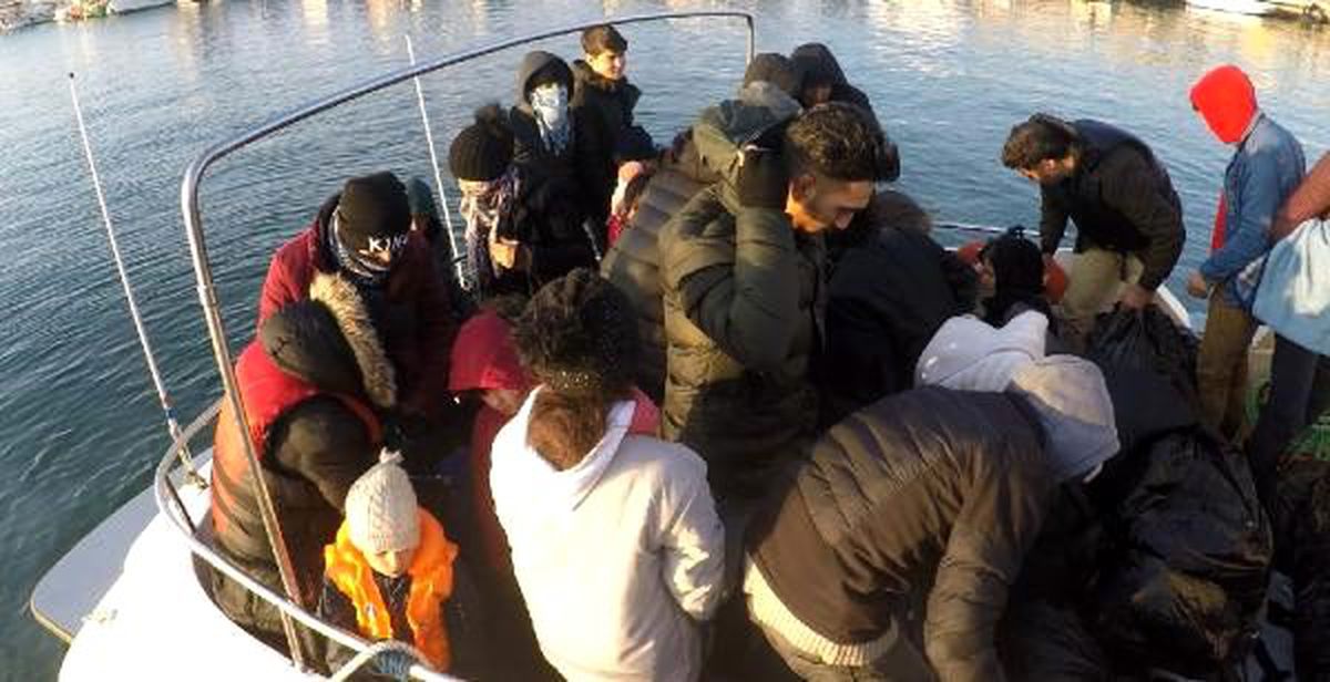 Çanakkale\'de 36 kaçak göçmen yakalandı