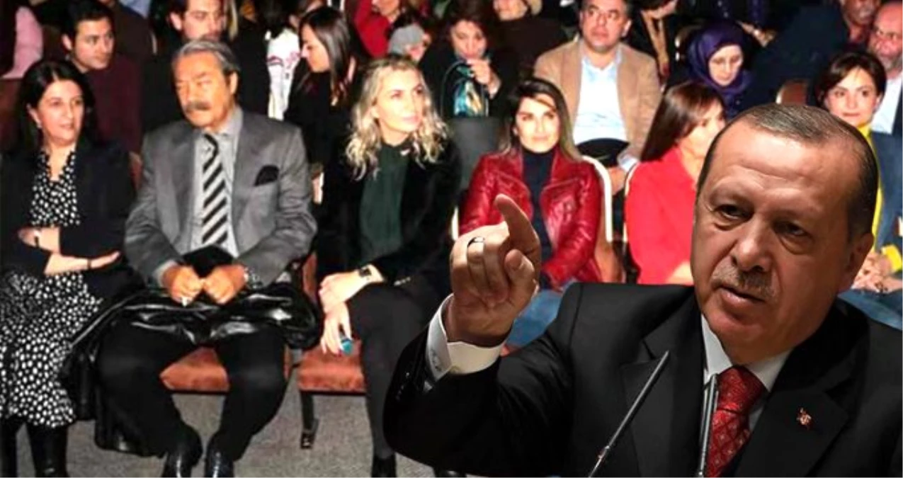 Cumhurbaşkanı Erdoğan, Demirtaş\'ın tiyatrosunu izleyenlere tepki gösterdi, salonda \'yuh\' sesleri yükseldi
