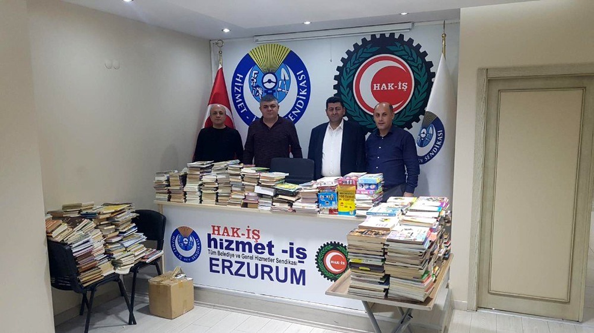 Hizmet İş Sendikası Erzurum Şubesi\'nden anlamlı kampanya