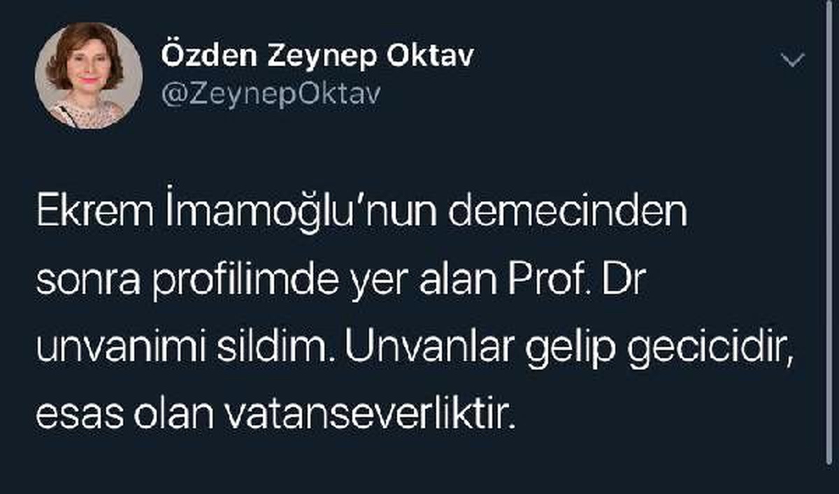 İmamoğlu\'na tepki için sosyal medyadan unvanını silen akademisyen konuştu