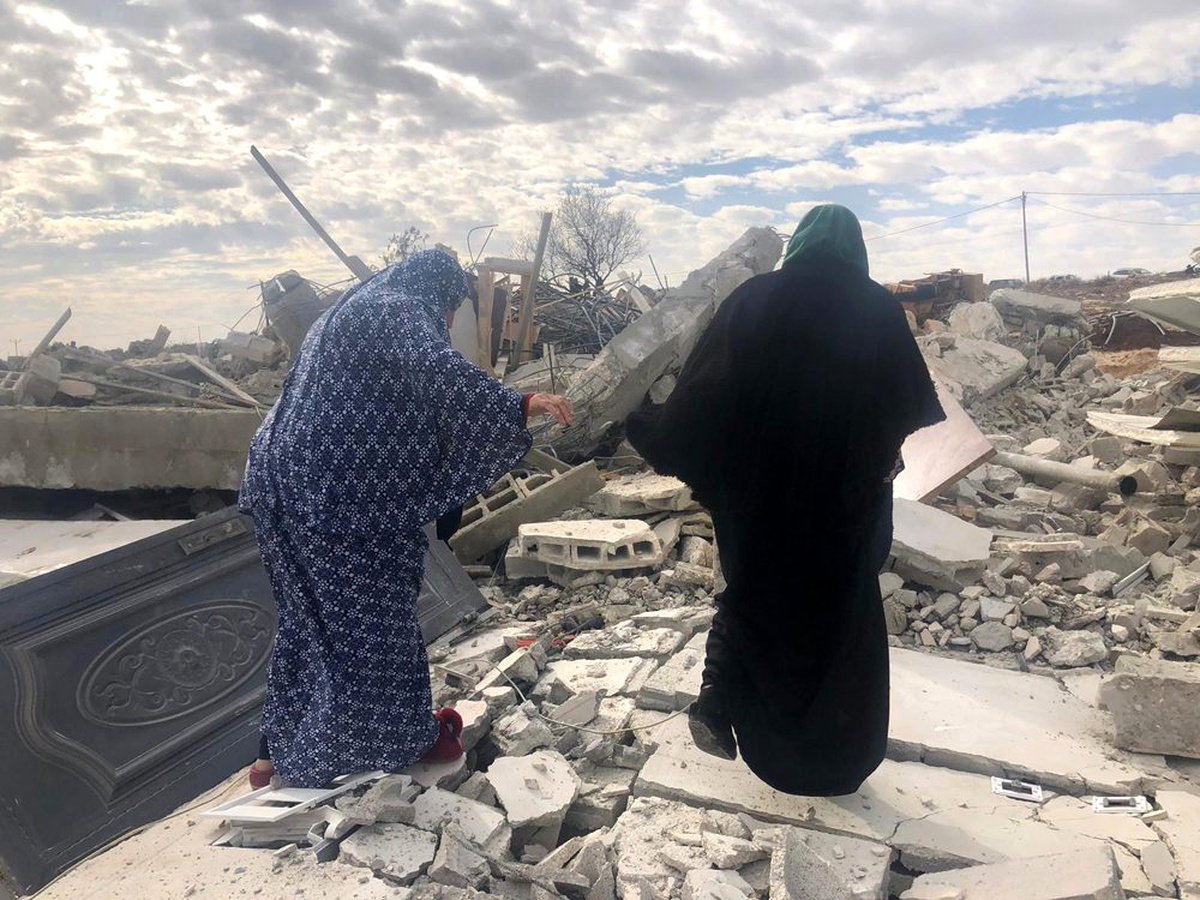 İsrail güçleri Filistinli ailenin evini ikinci kez yıktı