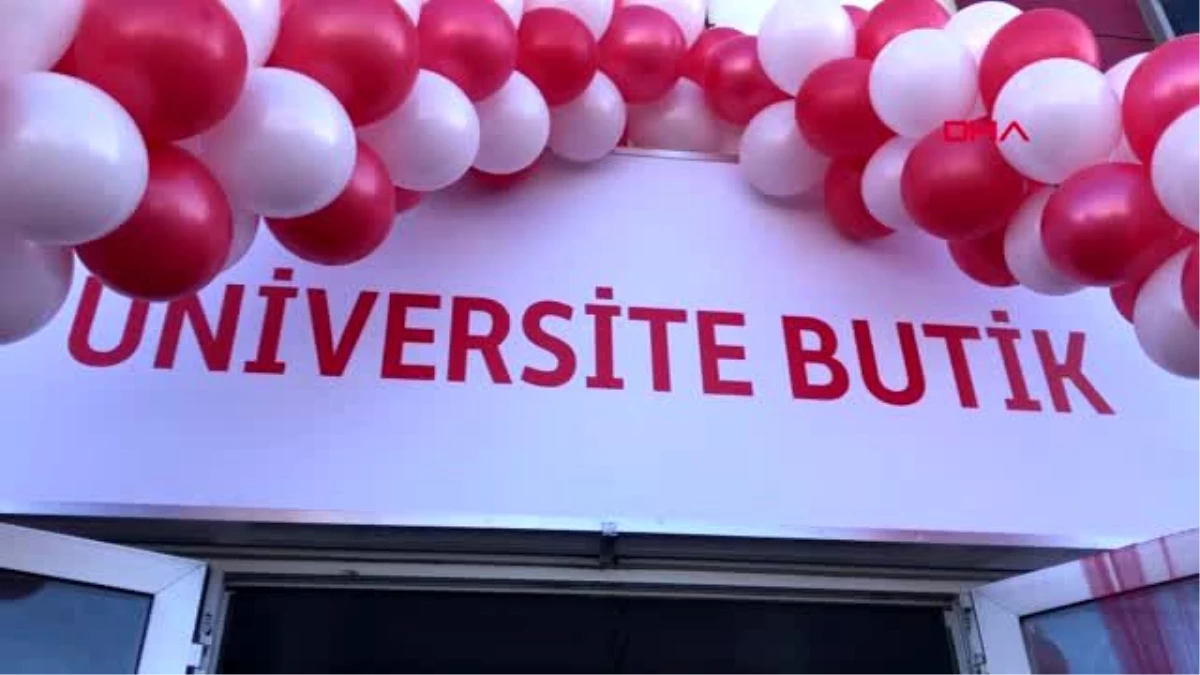 Kars\'ta türk kızılay üniversite butik evi açıldı