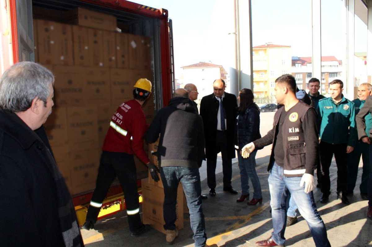 Kocaeli\'de 9 milyon değerinde kaçak sigara