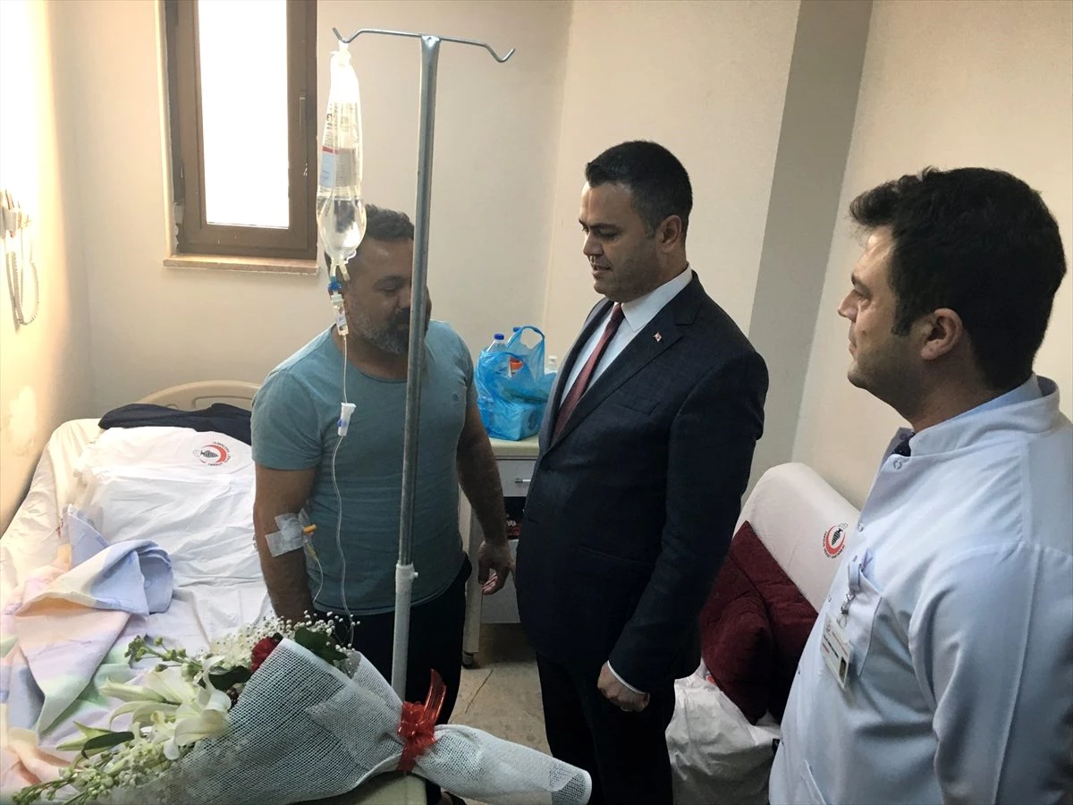 Tarsus Kaymakamı Otcu\'dan patlamada yaralananlara geçmiş olsun ziyareti