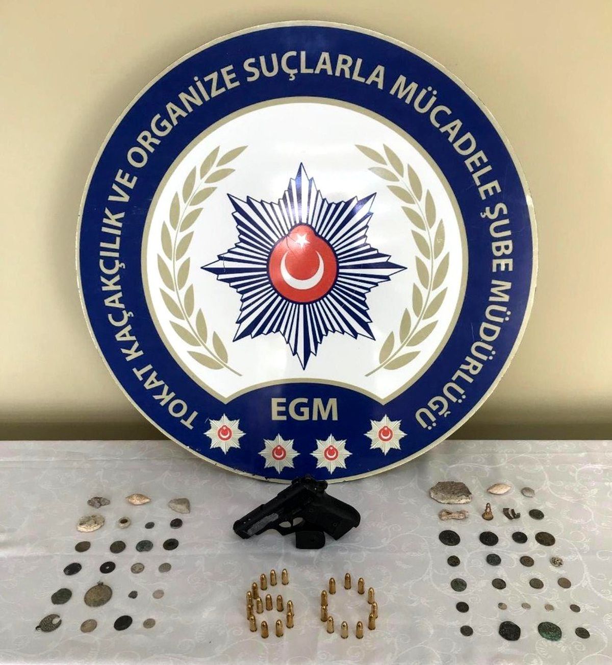 Turhal\'da 51 parça tarihi eser ele geçirildi