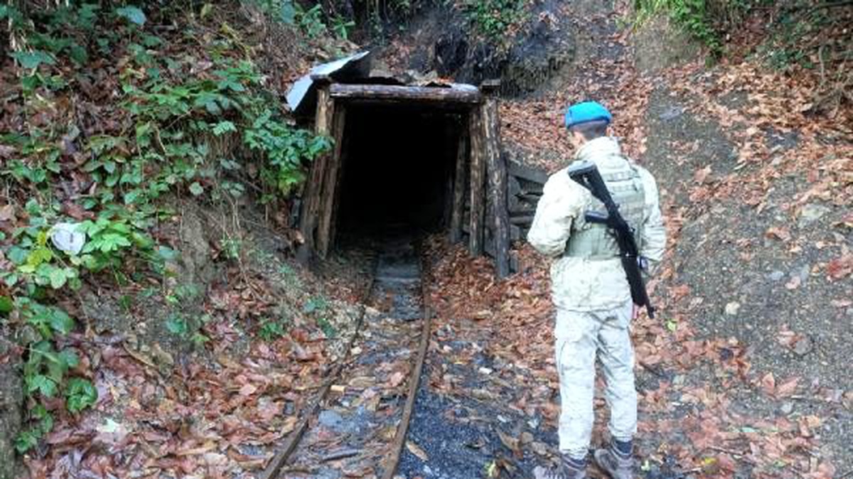 Zonguldak\'ta, komando destekli kaçak maden ocağı operasyonu